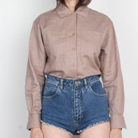 Mushroom Linen / Cotton Shirt