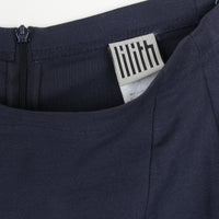 Lilith Navy Linen Pant