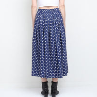 Printed Cotton Maxi Skirt