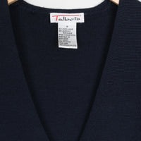 Navy Wool Vest S/M