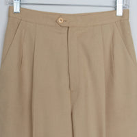Neutral Pleated Trouser