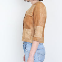 Woven Crop Jacket