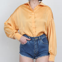 Creamsicle Silk Blouse