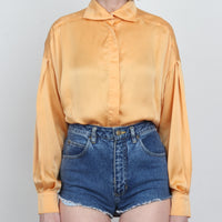 Creamsicle Silk Blouse