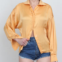Creamsicle Silk Blouse