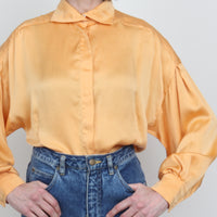 Creamsicle Silk Blouse