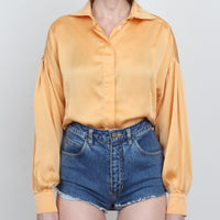 Creamsicle Silk Blouse