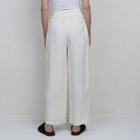Pale Yellow Wide Leg Pants S