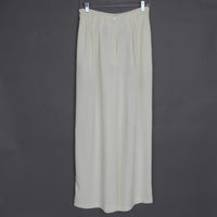 Pale Yellow Wide Leg Pants S