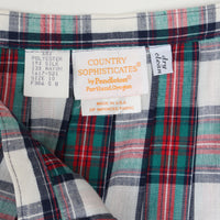 Pendleton Plaid Pleated Skirt