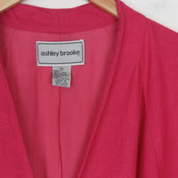 Magenta Linen Jacket