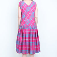 Pink Plaid Dress