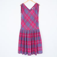 Pink Plaid Dress
