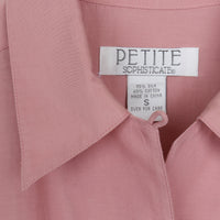 Pink Silk/Cotton Blouse
