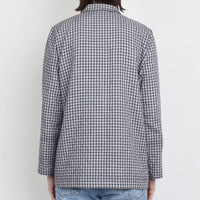 Lightweight Plaid Blazer