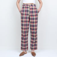 Plaid Light Cotton Trouser