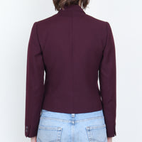 70s Plum Crop Blazer