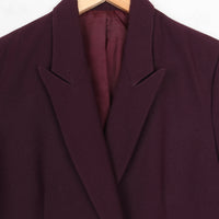 70s Plum Crop Blazer