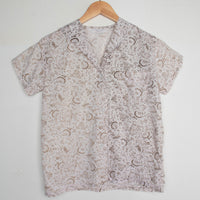 1940s Printed Cotton Shirt