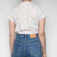 1940s Printed Cotton Shirt