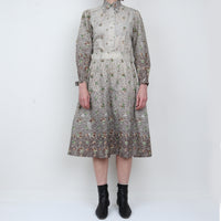 70s Printed Skirt Set