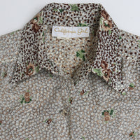 70s Printed Skirt Set