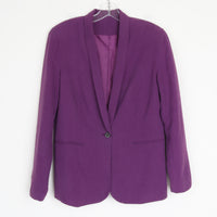 Purple Silk/linen Blazer