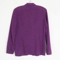 Purple Silk/linen Blazer