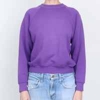 Purple Raglan Sweatshirt