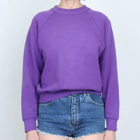 Purple Raglan Sweatshirt