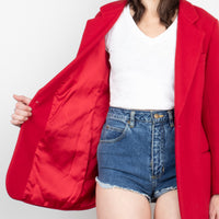 Red Wool / Angora Blazer