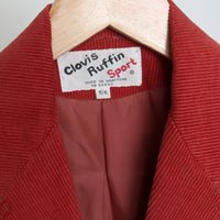 70s Rust Corduroy Blazer