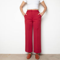 70s Red Flare Pant