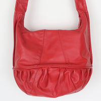 80s Red Leather Bag