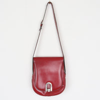 Italian Leather Saddle Bag