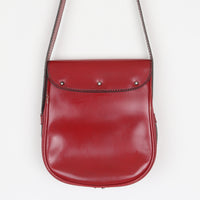 Italian Leather Saddle Bag