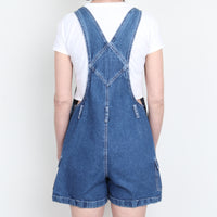 90s Denim Overall Shorts