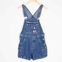 90s Denim Overall Shorts