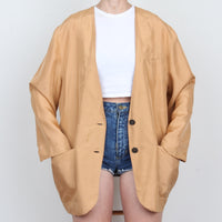 Silk Oversized Blazer