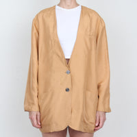 Silk Oversized Blazer