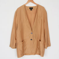 Silk Oversized Blazer