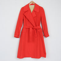 Colomba Leddi Silk Trench Coat S/M