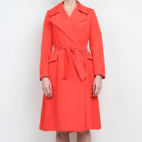 Colomba Leddi Silk Trench Coat S/M
