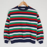 80s Stripe Sweatshirt