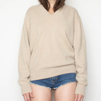 Sand Cashmere Sweater
