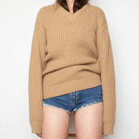 Neutral Chunky Rib Knit