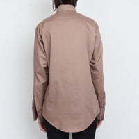 70s Neutral Dagger Collar Shirt