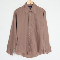 70s Neutral Dagger Collar Shirt
