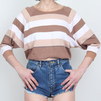 80s Stripe Cotton Tee