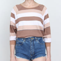 80s Stripe Cotton Tee